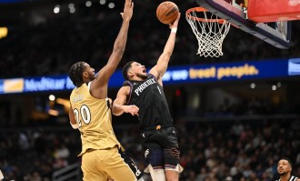 布克22+6+5布鲁克斯26分 太阳擒奇才4连胜